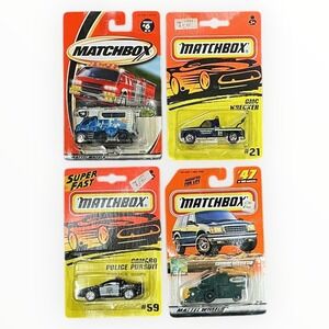 Matchbox Diecast‎ Lot GMC Wrecker Camaro Police Combine Snow Doctor Vehicles
